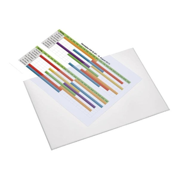 Magnetoplan Sichttasche A4 quer Weiss selbstklebend Produktansicht