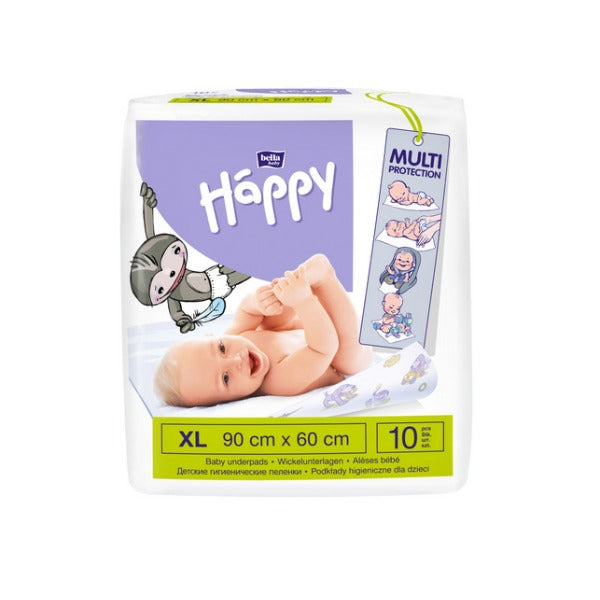 Wickelunterlage Happy XL, 90 x 60 cm – 60 Stück