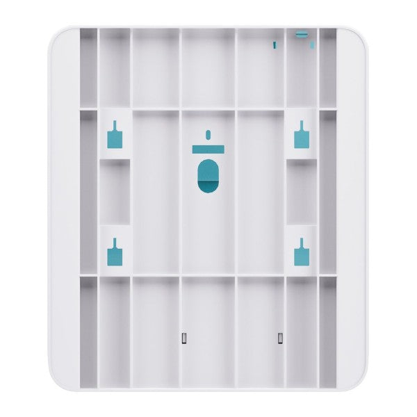 Handtuchspender Satino Interfold S – PT2 System, Kunststoff, weiss – 1 Stück