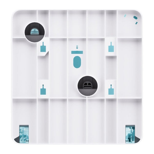 Toilettenpapierspender Satino Jumbo – JT2 System, Kunststoff, weiss – 1 Stück
