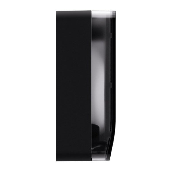 Toilettenpapierspender Satino Jumbo – JT2 System, Kunststoff, schwarz – 1 Stück