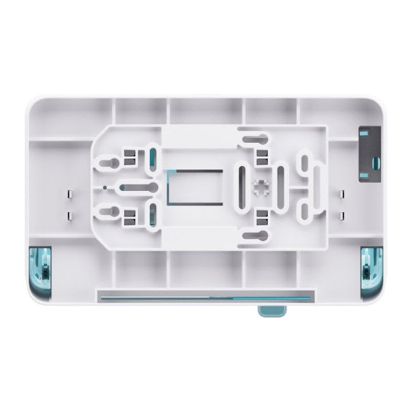 Toilettenpapierspender Satino für 2 Kleinrollen MT1, Kunststoff, weiss – 1 Stück