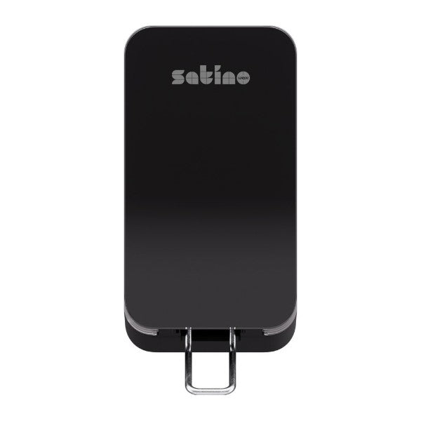 Seifenspender Satino Hyginity Clean&Care 500 – SF2 System, Kunststoff, schwarz – 1 Stück
