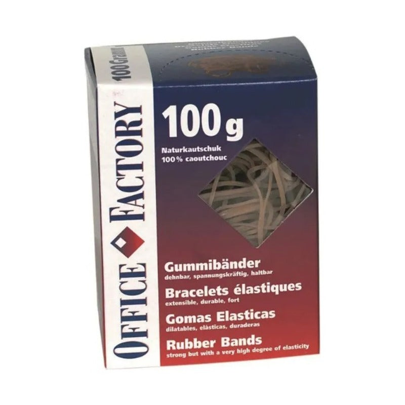 SMART OFFICE Gummibänder braun, assortiert, 100 g