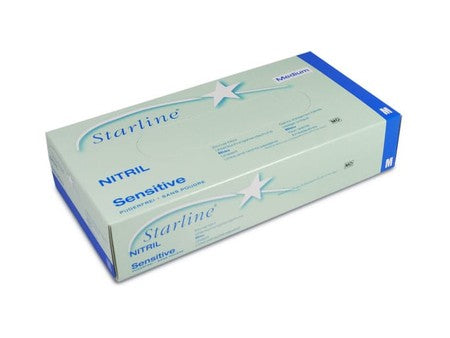 Nitril-Untersuchungshandschuhe Starline Medical Sensitive, blau, puderfrei