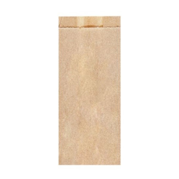 Brotbeutel Pergament, natur, fettabweisend, 12 + 4 × 26 cm – 500 Stück