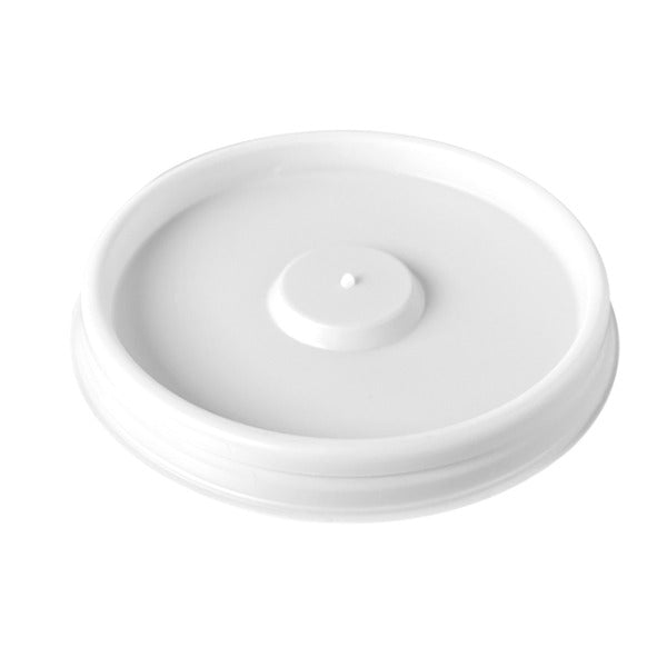 Flachdeckel PS, weiss, Ø 62,5 mm – 1000 Stück