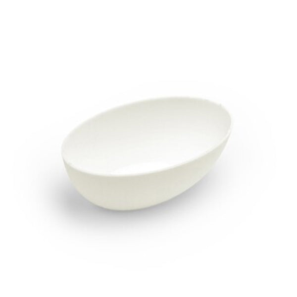 Schale oval Bagasse, weiss, 70 x 45 x 23,5 mm, 35 ml