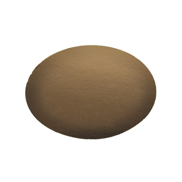 Tortenscheibe Karton, patiniert, gold, Ø 20 cm – 100 Stück