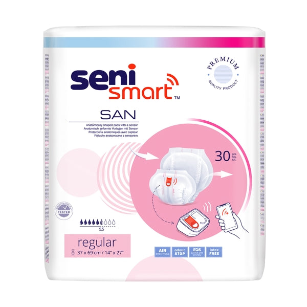 Seni Smart San Regular, mit Sensor, 30 Stück – Einzelpackung