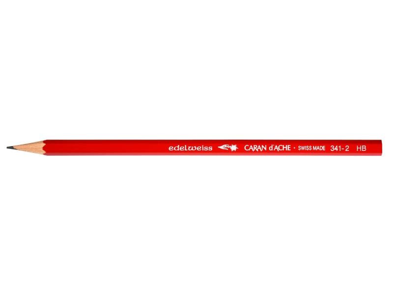 Bleistift CARAN D'ACHE Edelweiss HB, rot