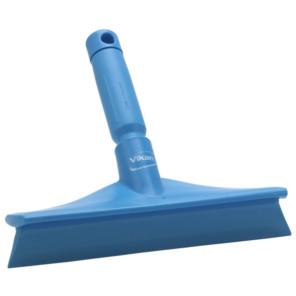 Vikan Handwasserschieber mit Mini-Stiel, blau, 24,5 × 5 × 10,4 cm