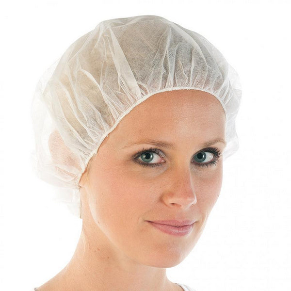 HYGONORM Rundhaube «Bettina», PP-Vlies, weiss, Ø 60 cm – 1000 Stück