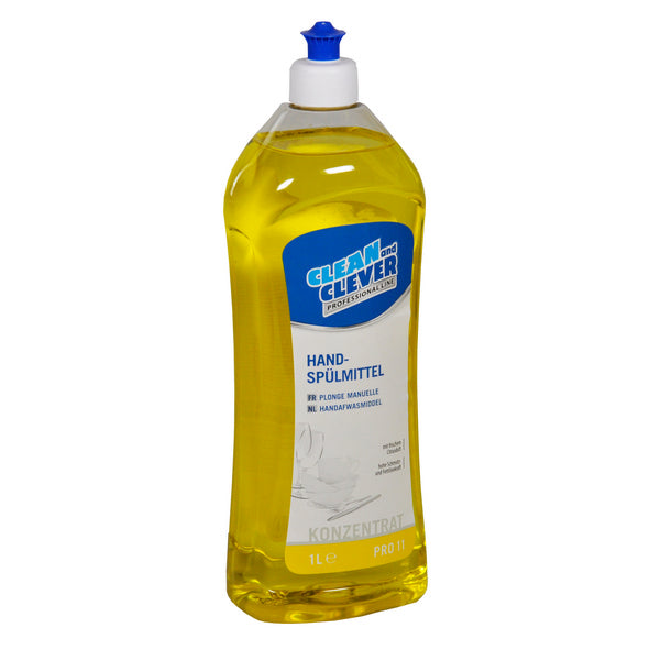 Handspülmittel CLEAN and CLEVER PRO 11, 1 Liter – 8 Flaschen