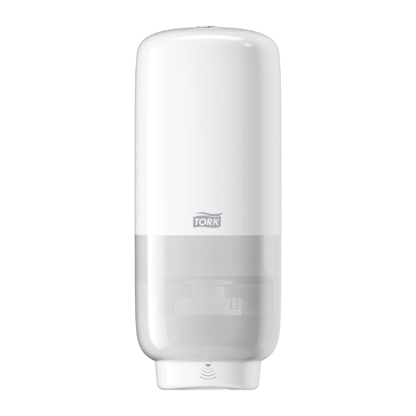 Seifenspender Tork Elevation S4 mit Sensor, für Seifen und Händedesinfektionsmittel, Kunststoff, weiss – 1 Stück