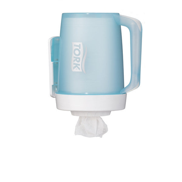Tork Performance tragbarer Innenabrollungsspender Mini M1, türkis/weiss – 1 Stück