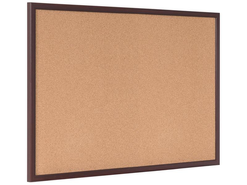Pinnwand Bi-Office Earth-it aus Kork, 90 × 60 cm, braun