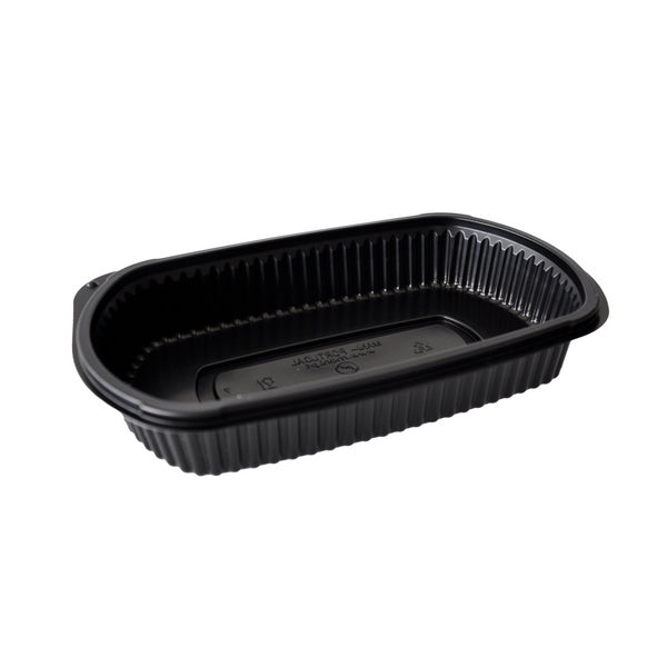 Menubox 770 ml PP schwarz ungeteilt ohne Deckel – 400 Stück
