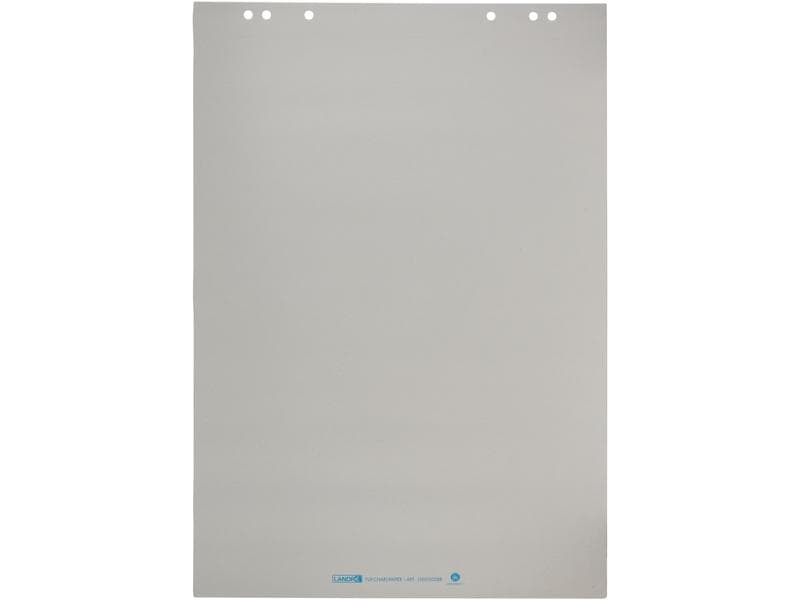 Flipchart-Block HERLITZ blanko, 65 × 98 cm, 80 g/m², Recycling