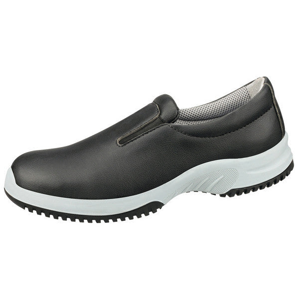 Sicherheitsschuhe ABEBA UNI6 1741 S2 SRC, schwarz/weiss, mit Gummizug, Grösse 45