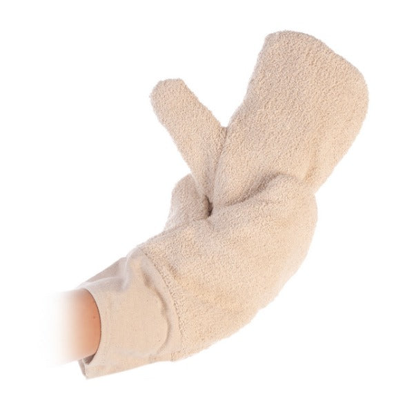 HYGOSTAR Bako Faust Backhandschuhe, Baumwolle/Frotté, 31 cm – 1 Paar