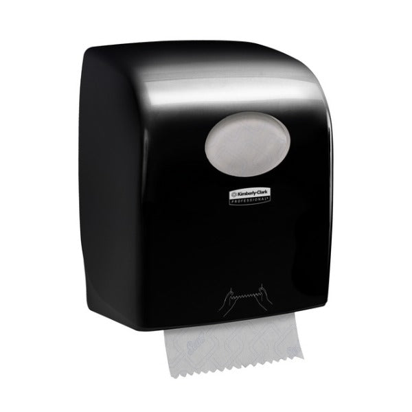 Kimberly-Clark Aquarius Rollenhandtuchspender, schwarz, 374 × 297 × 248 mm – 1 Stück