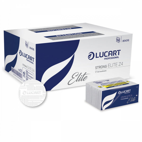 Lucart Strong Elite Z4 Handtuch, Zellstoff, 4-lagig, 23 × 23,5 cm – 2772 Stück