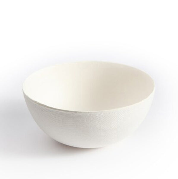 Schale Bagasse, weiss, Ø 90 x 40 mm, 150 ml