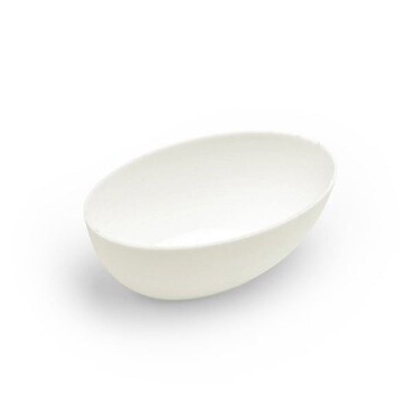 Schale oval Bagasse, weiss, 80 x 52 x 26,5 mm, 60 ml