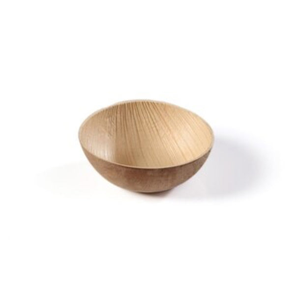 Schale Palmblatt, braun, Ø 70 x 25 mm, 60 ml