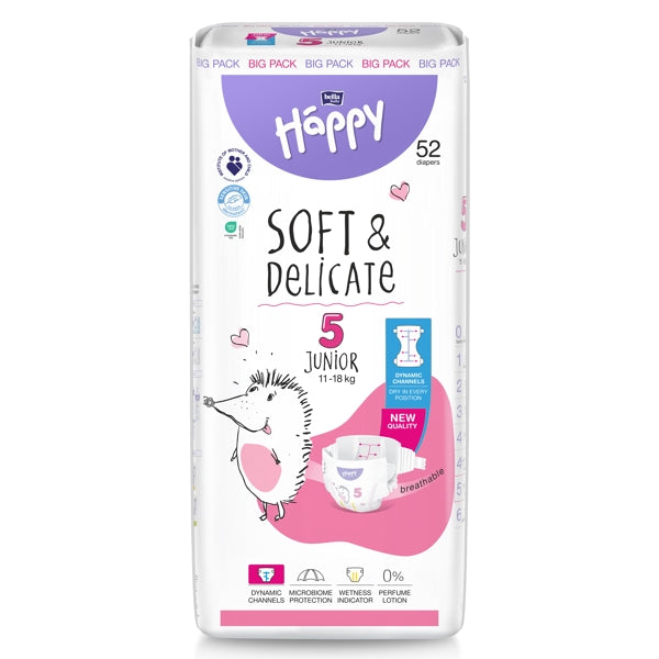 Bella Baby Happy Junior N°5, 11–18 kg – 312 Stück