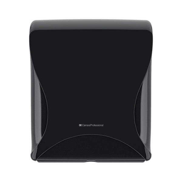 Bulkysoft Essentia Toilettenpapierspender Maxi Jumbo, schwarz, 345 × 297 × 135 mm – 1 Stück