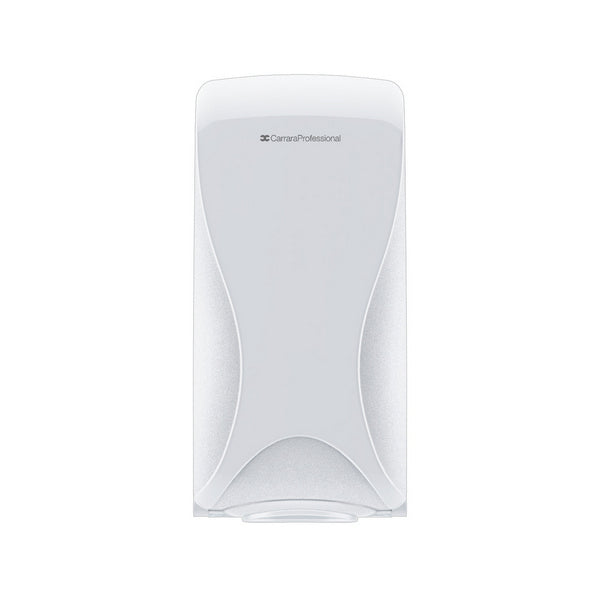 Toilettenpapierspender Bulkysoft Essentia Einzelblatt, ABS-Kunststoff, weiss, H 335 × B 159 × T 129 mm