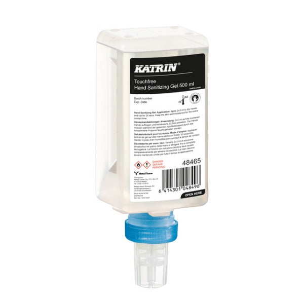 Katrin Händedesinfektionsgel, farblos, 500 ml – 12 Flaschen