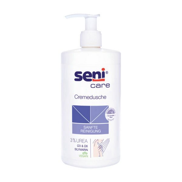 Seni Care Cremedusch 3% Urea, 500 ml, 12 Stück – 1 Karton