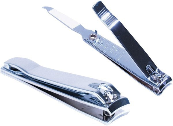 DUSY Nagelknipser gross mit Feile, silber – 1 Stück