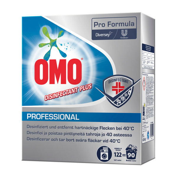 Omo Professional Disinfectant Plus Waschmittel, 8.55 kg
