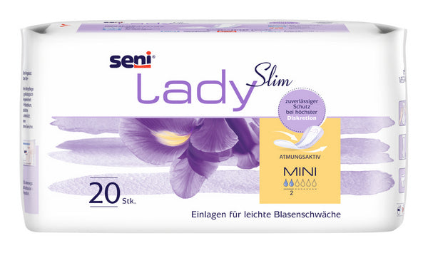 Seni Lady Slim Mini, lila, 400 Stück – 1 Karton (20 × 20)