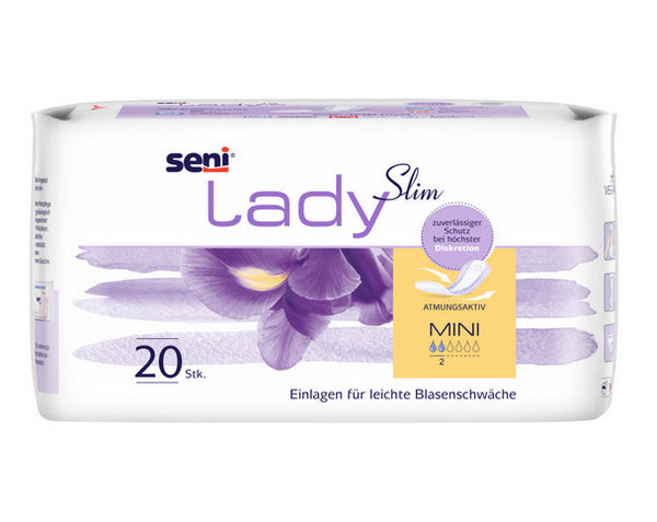 Seni Lady Slim Mini, lila, 20 Stück – Einzelpackung