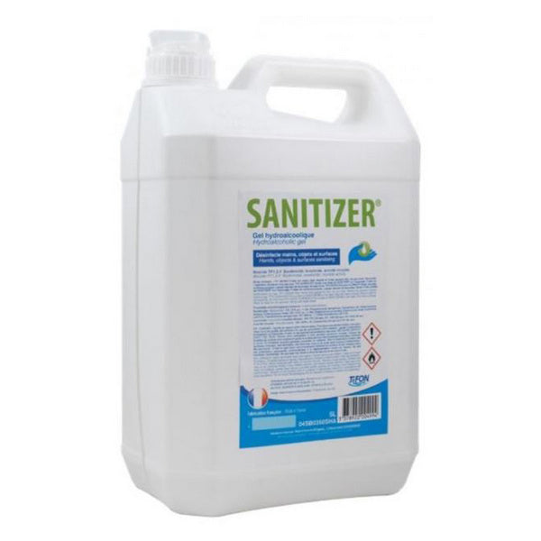 Händedesinfektion Sanitizer Gel, 5 Liter Bidon
