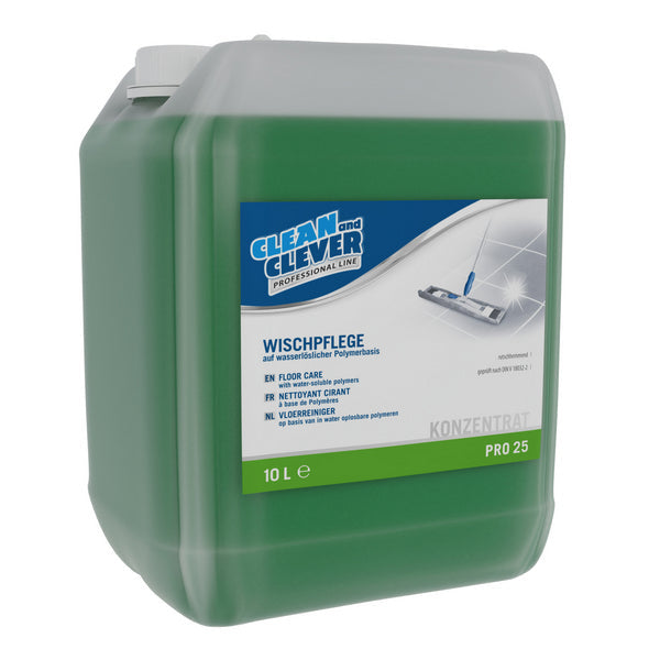 Wischpflege CLEAN and CLEVER PRO 25, 10 Liter – 1 Bidon