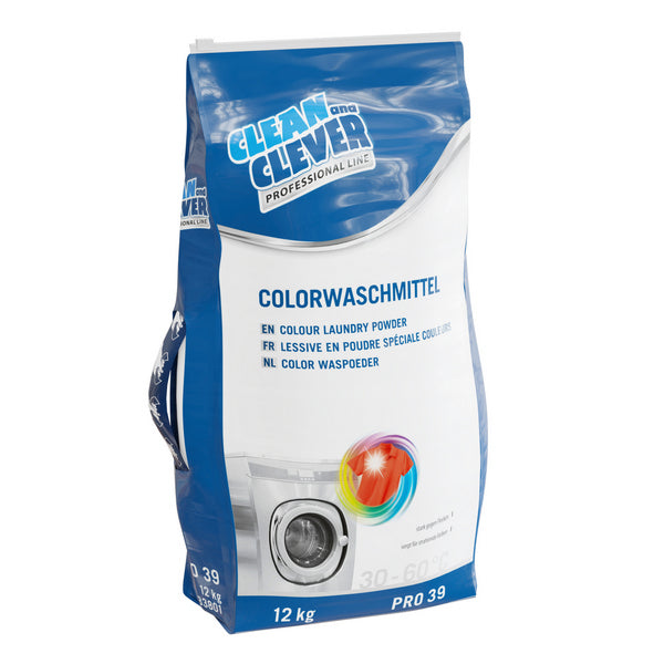 Colorwaschmittel CLEAN and CLEVER PRO 39, 12 kg – 1 Sack