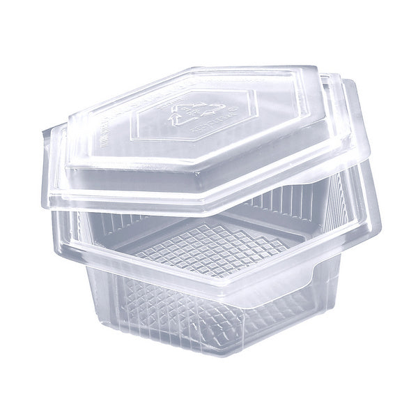 Schale 250ml PP transparent ungeteilt 126×36mm Deckel – 600 Stück