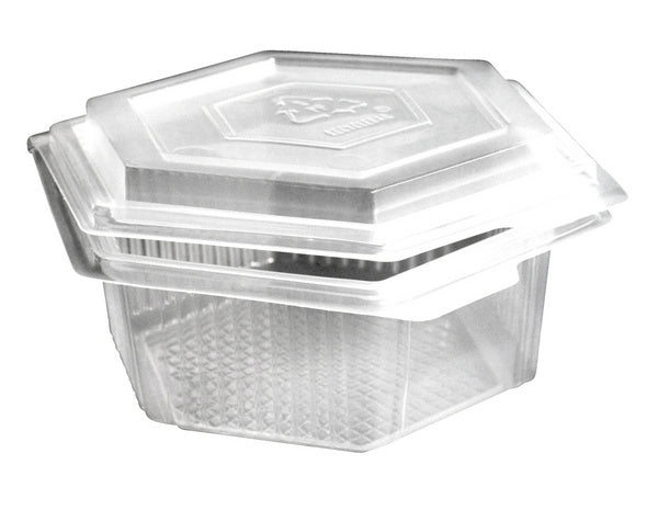 Schale 500 ml PP transparent ungeteilt mit Deckel – 300 Stück