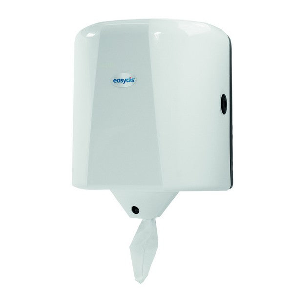 Spender für Papierwischtücher Midi, Zentralentnahme, Kunststoff, weiss, 34 × 23,5 × 24 cm – 1 Stück