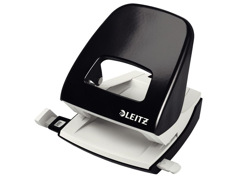 Locher LEITZ NeXXt 5008 aus Metall, 30 Blatt, schwarz