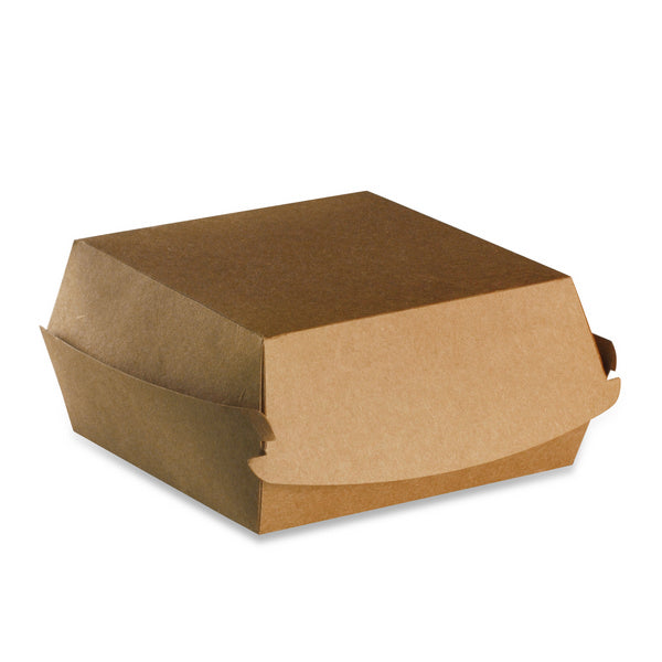 Hamburger-Box Karton braun 120x116x70mm – 600 Stück