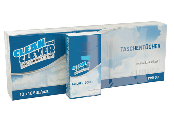 CLEAN and CLEVER Taschentücher PRO 69 – 2400 Stück