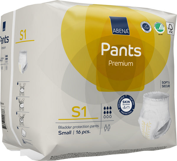 Abena Pants S1, gelb
