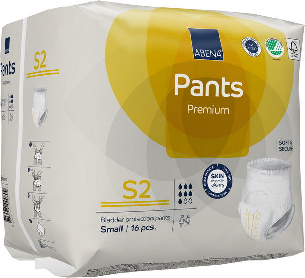 Abena Pants S2, gelb